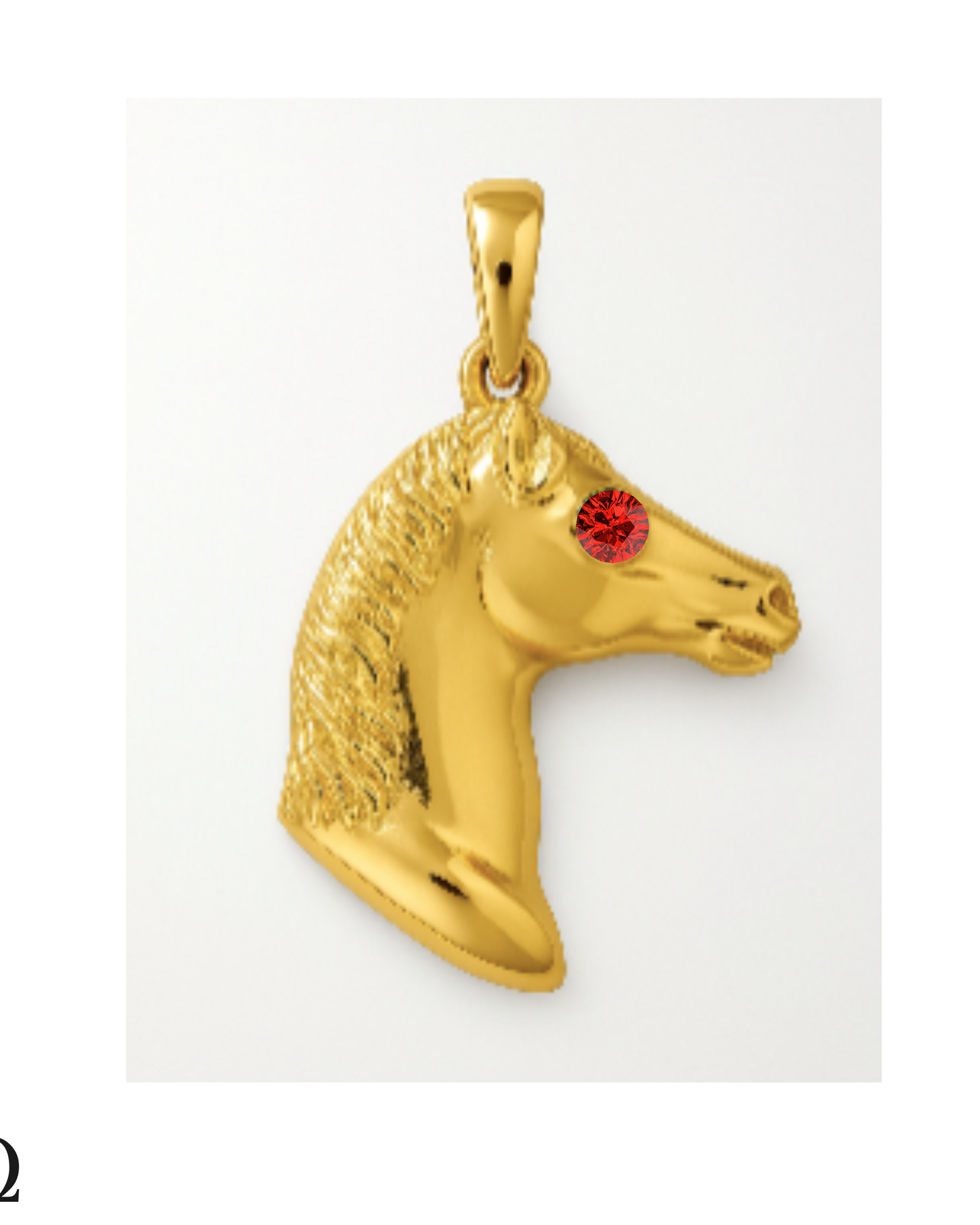 The Mustang Muse Charm