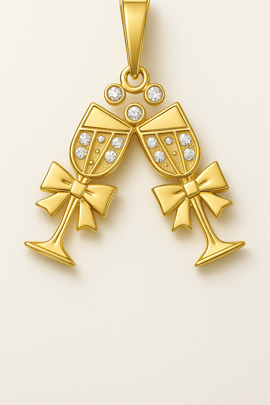 The Sisterhood Cheers Charm