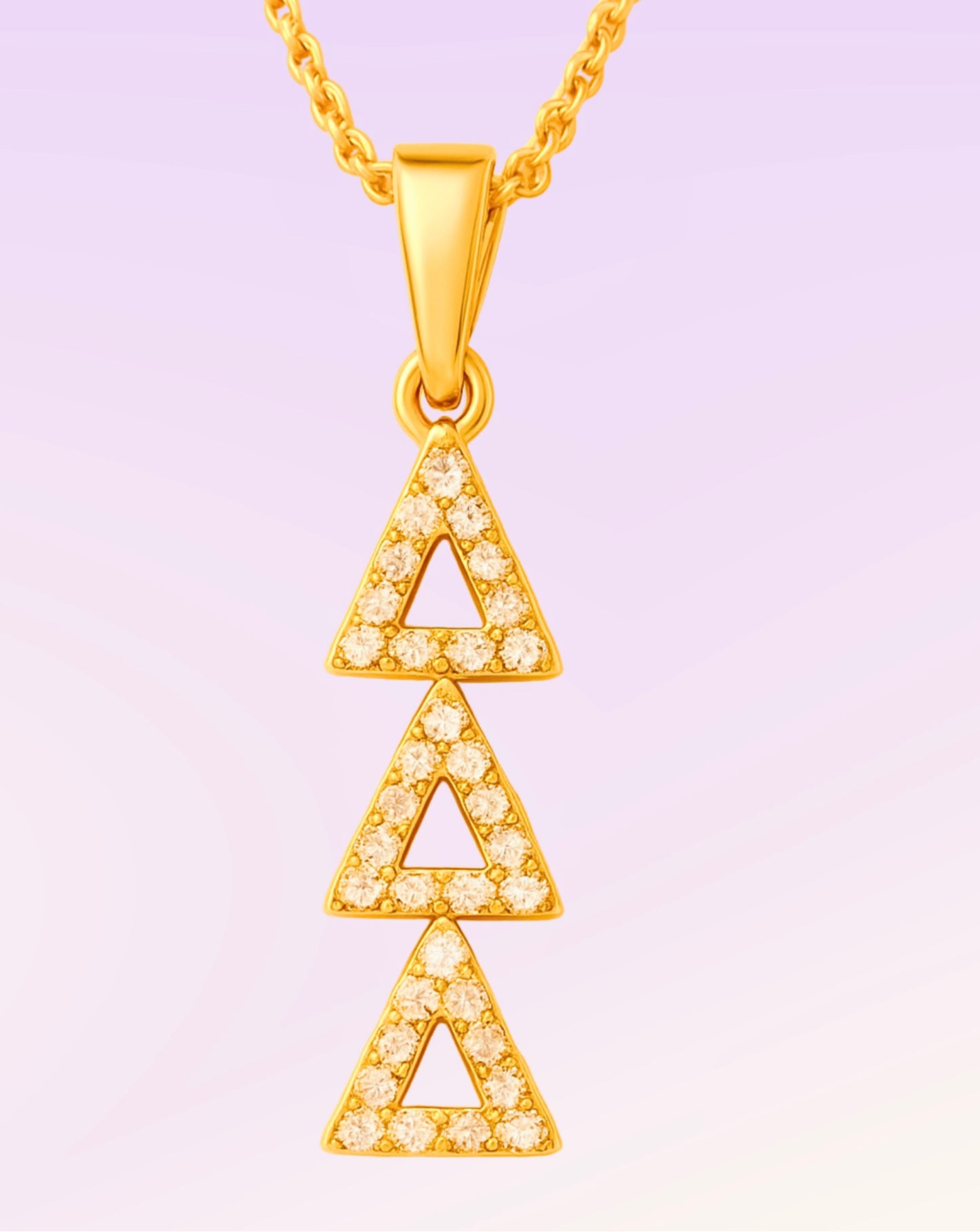 Diamond Lavoliere Tri Delta