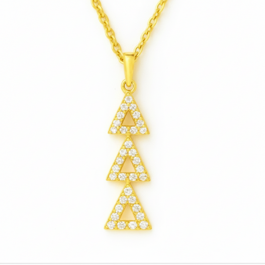 Diamond Lavolier - Tri Delta